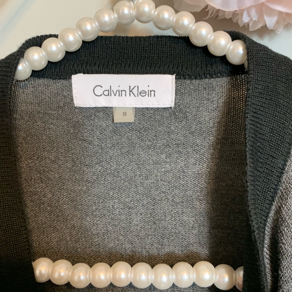 Calvin Klein long open cardigan - Picture 3 of 8